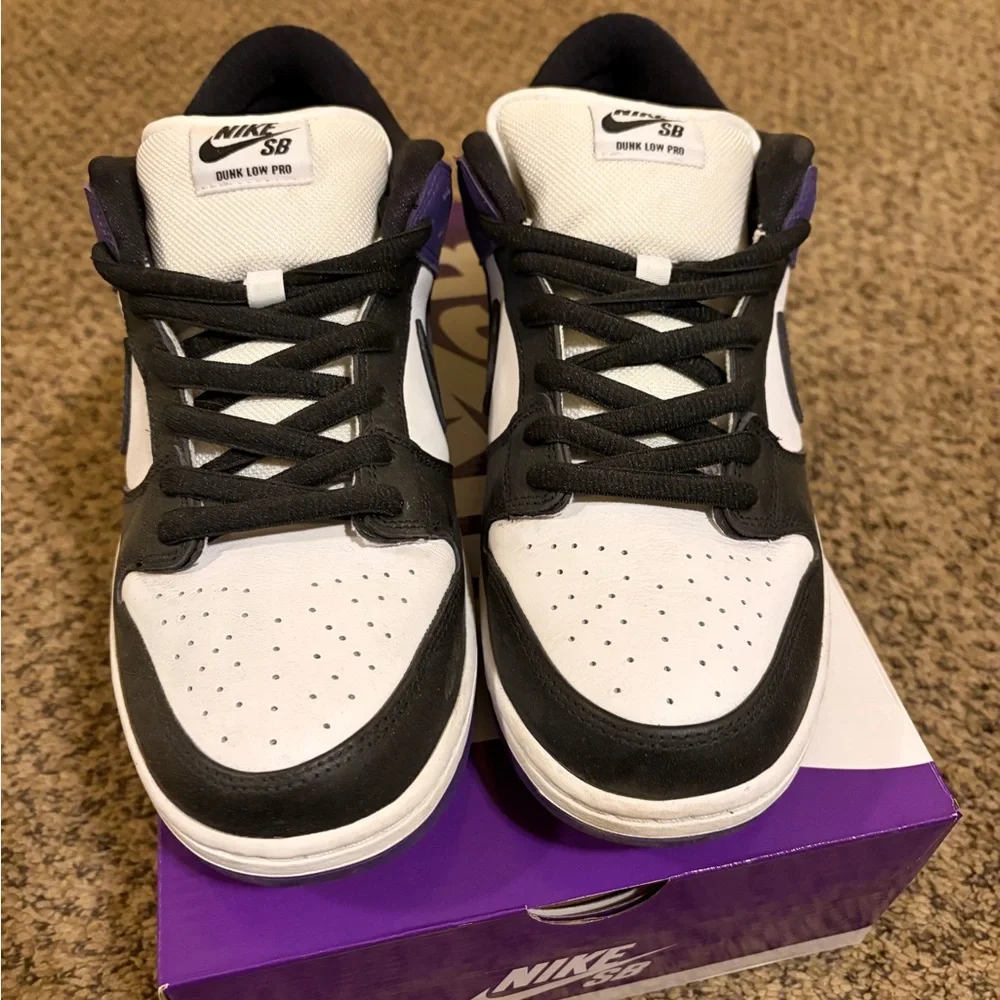 Size 12 Nike SB Dunk Low Court Purple - Picture 3 of 5